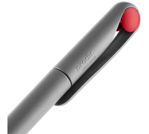 Ручка шариковая Prodir DS1 TMM Dot, серая с красным