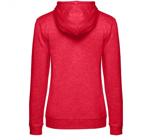 Толстовка с капюшоном женская Hoodie, красный меланж Толстовка с капюшоном женская Hoodie, красный меланж