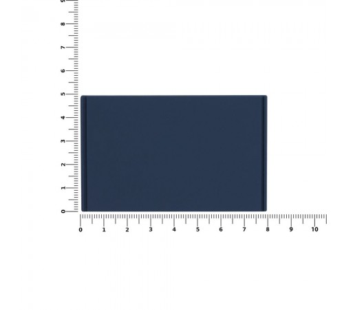 Лейбл из ПВХ Dzeta, XL, темно-синий
