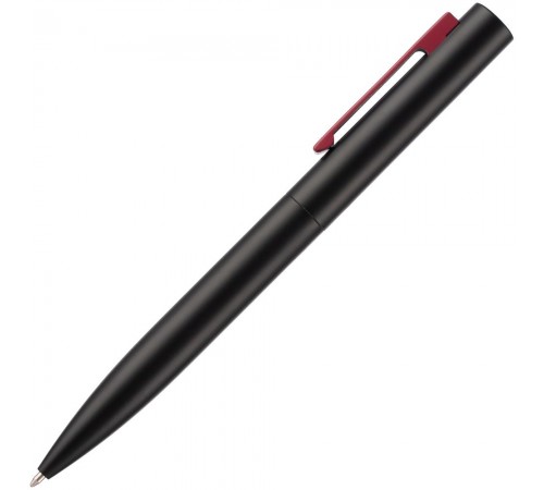 Ручка шариковая Inkolor, черная с красным