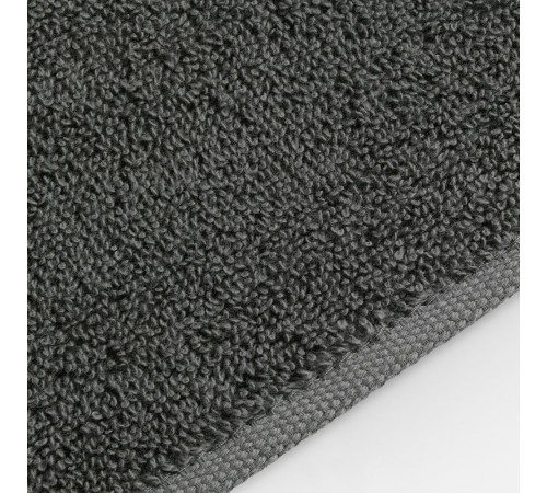 Полотенце махровое Terrychic, среднее, темно-серое