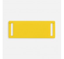 Лейбл из ПВХ Kova, желтый