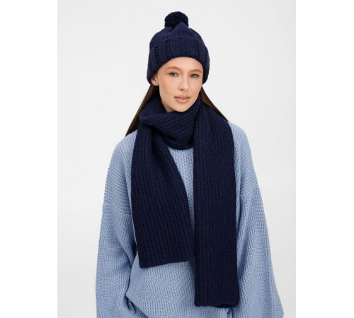 Шарф Frissonelle, темно-синий