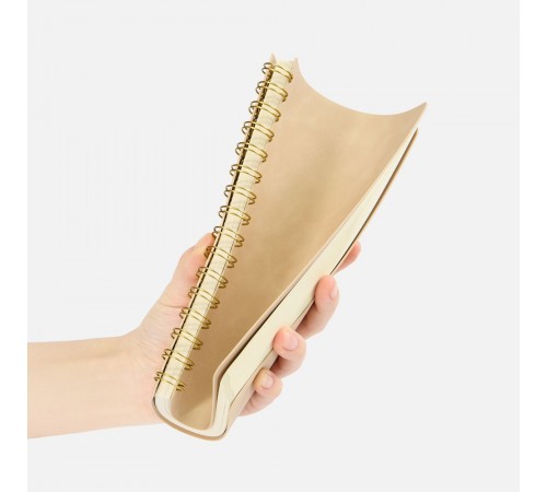 Ежедневник Spiral, недатированный, бежевый