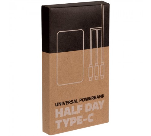 Аккумулятор Uniscend Half Day Type-C 5000 мAч, белый