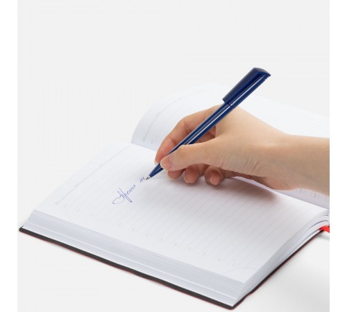 Ручка шариковая Flip, темно-синяя