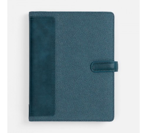 Ежедневник-органайзер Twill, недатированный, синий