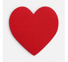 Наклейка тканевая Lunga Сor, M, красная