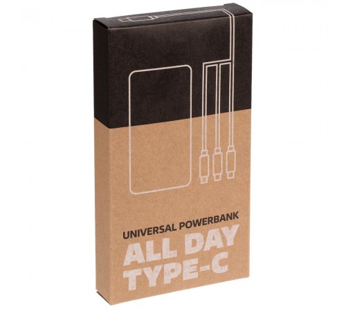 Аккумулятор Uniscend All Day Type-C 10000 мAч, оранжевый