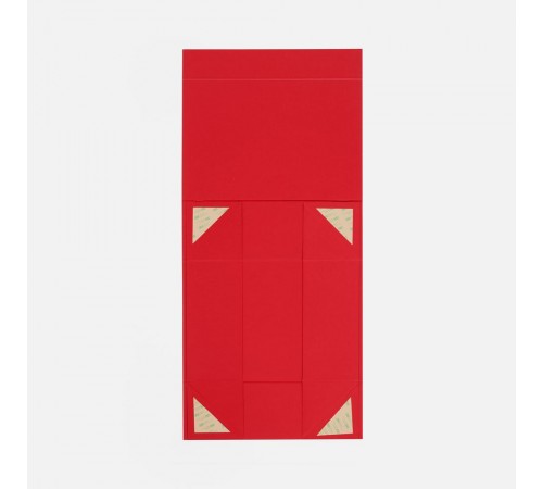 Коробка складная Quadra Fold, красная