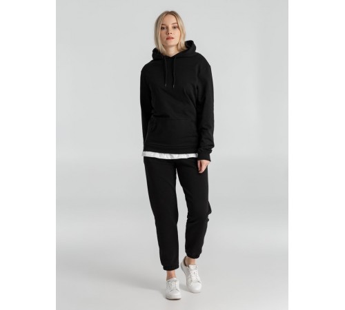 Толстовка с капюшоном унисекс Hoodie, черная Толстовка с капюшоном унисекс Hoodie, черная
