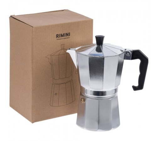 Гейзерная кофеварка Rimini, в коробке