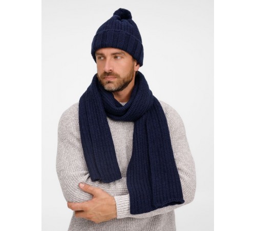 Шарф Frissonelle, темно-синий