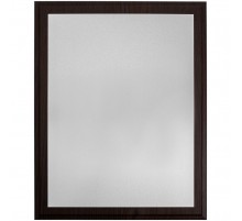 Плакетка Plaque XL, венге с серебристой пластиной