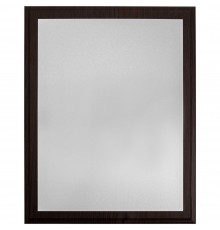 Плакетка Plaque XL, венге с серебристой пластиной