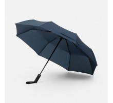 Зонт складной Smooth Move с плавным закрытием, темно-синий