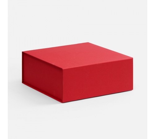Коробка складная Quadra Fold, красная