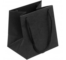 Пакет бумажный под кружку Cupfull, черный