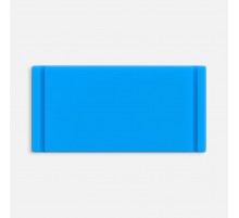 Лейбл из ПВХ Dzeta, XS, голубой