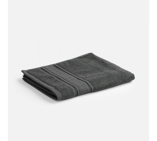 Полотенце махровое Terrychic, среднее, темно-серое