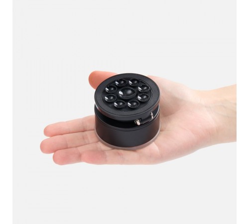 Вакуумный магнитный держатель airFix, черный с серым