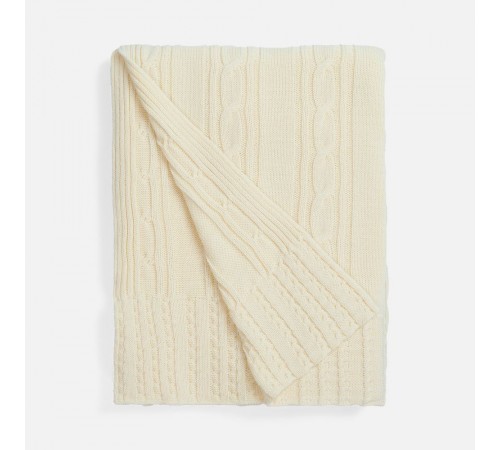 Плед Remitti, белый (молочный)