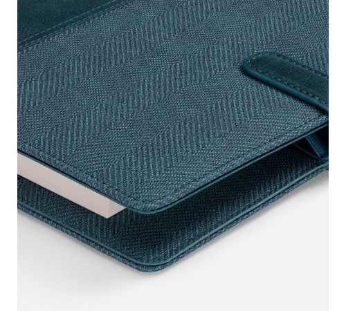 Ежедневник-органайзер Twill, недатированный, синий