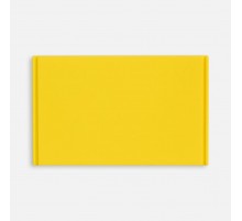 Лейбл из ПВХ Dzeta, XL, желтый