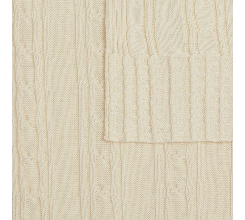 Плед Remitti, белый (молочный)