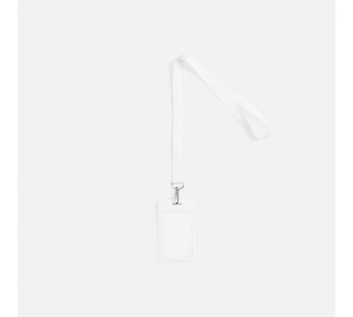 Лента для бейджа Pin, белая