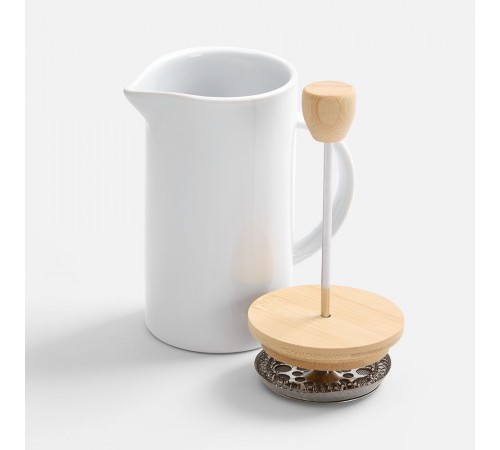 Френч-пресс Ceramero, белый