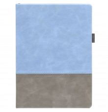 Ежедневник Horizon, недатированный, серый с голубым
