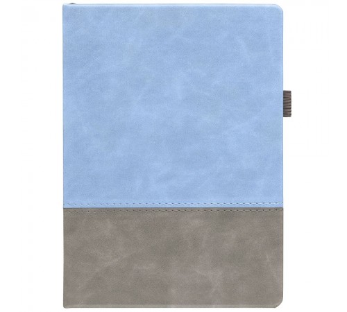 Ежедневник Horizon, недатированный, серый с голубым