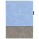 Ежедневник Horizon, недатированный, серый с голубым
