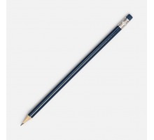 Карандаш простой Hand Friend с ластиком, темно-синий