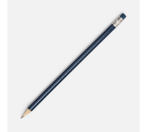 Карандаш простой Hand Friend с ластиком, темно-синий