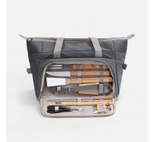 Набор для барбекю Grillmoor, темно-серый (графит)