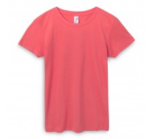 Футболка женская Regent Women, розовая (коралловая)