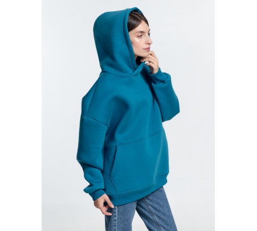 Худи Kulonga Oversize, бирюзовое