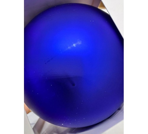 Оформительский шар Finery, 10 см, матовый синий