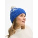 Шапка Holidale, синяя с молочным