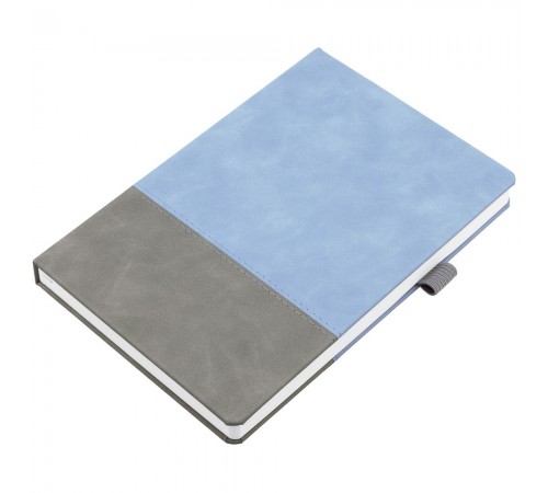 Ежедневник Horizon, недатированный, серый с голубым
