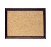 Плакетка Plaque, малая, вишня с золотистой пластиной