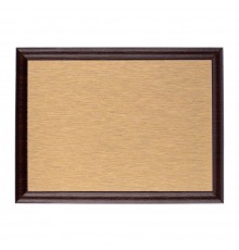 Плакетка Plaque, малая, вишня с золотистой пластиной