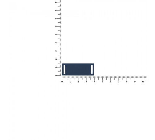 Лейбл из ПВХ Kova, темно-синий
