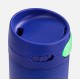 Термостакан X1 с цветной кнопкой, синий с зеленым