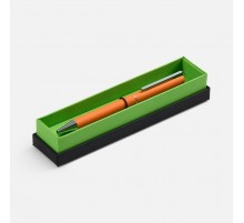 Ручка шариковая Blade Soft Touch в футляре, оранжевая