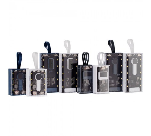 Аккумулятор с быстрой зарядкой Trellis Quick 10000 мАч, синий