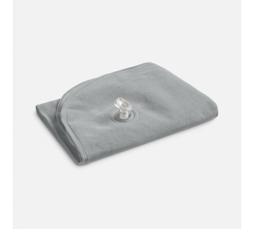 Надувная подушка под шею в чехле Sleep, темно-серая