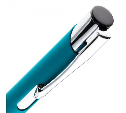 Ручка шариковая Keskus Soft Touch, бирюзовая Ручка шариковая Keskus Soft Touch, бирюзовая